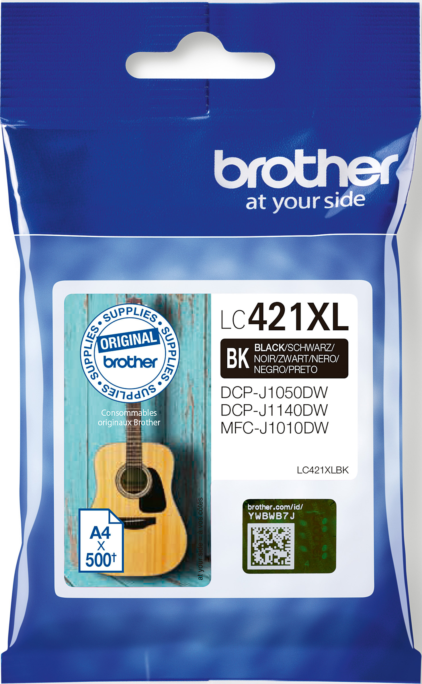 Brother Tintenpatrone sw LC-421XLBK