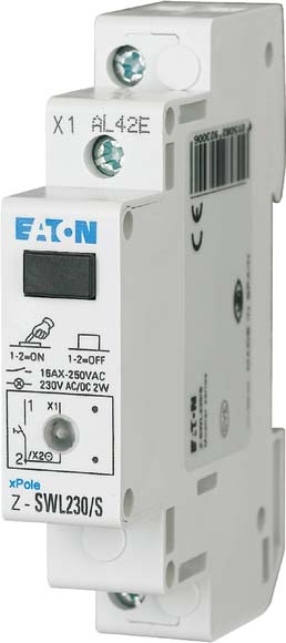 Eaton (Installation) Schalter mit LED Z-SWL230/S