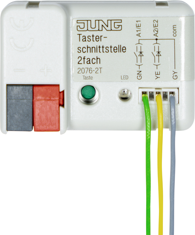 Jung KNX Tasterschnittstelle Binäreingang 2-fach 2076-2 T