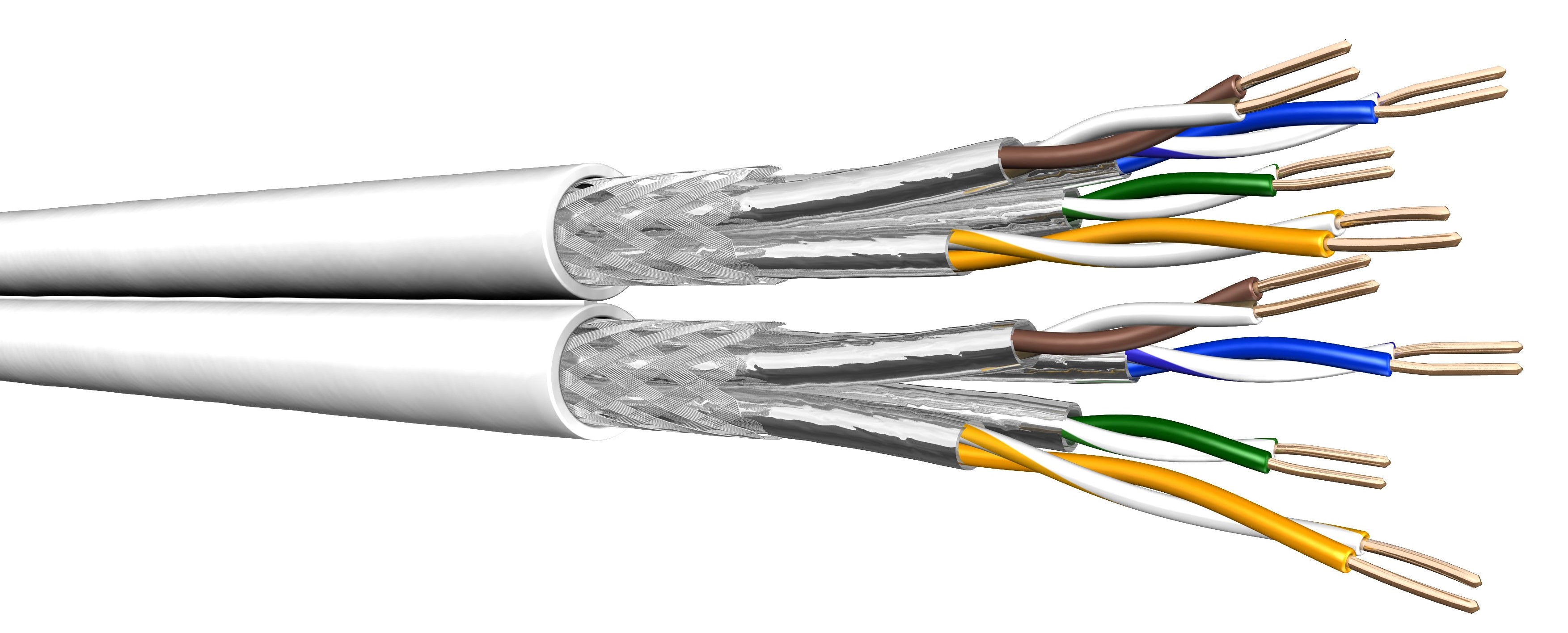 250 M Draka Comteq (DNT) UChome SS26 Kat.7 weiß dup 8P S/FTP AWG26 60060699-Dca Tr250