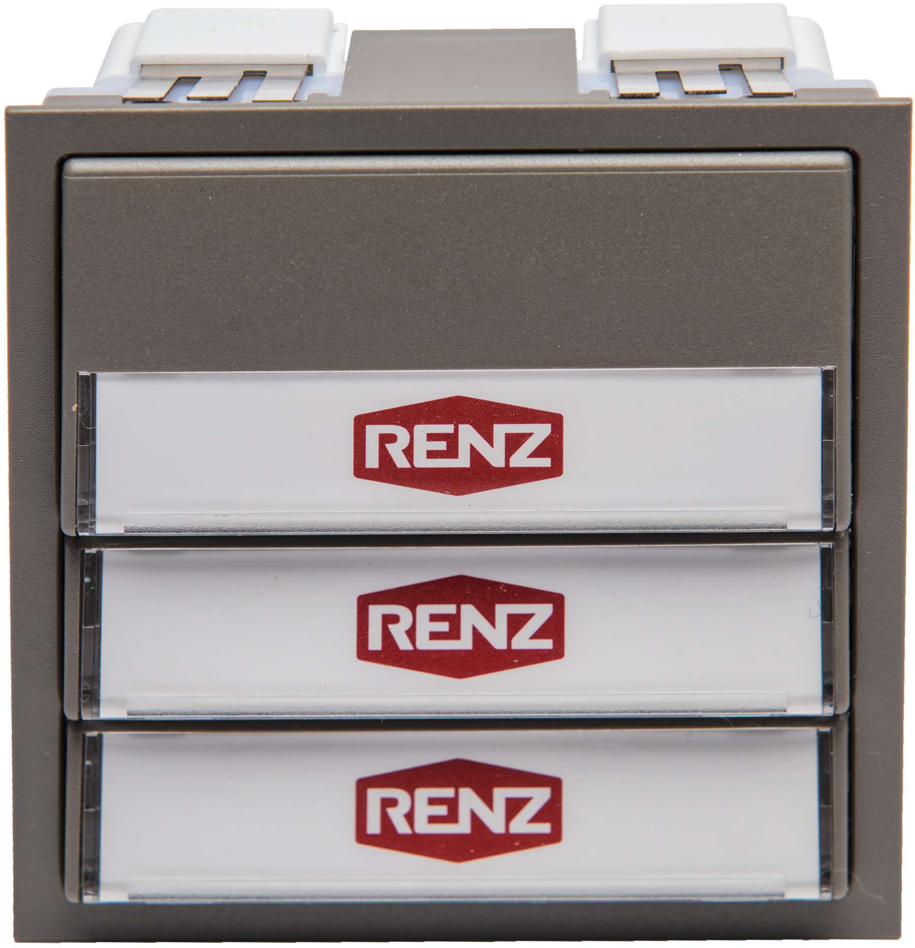 Renz Metallwaren. Klingelmodul mit 3 Klingeltaster 97-9-85271 gr
