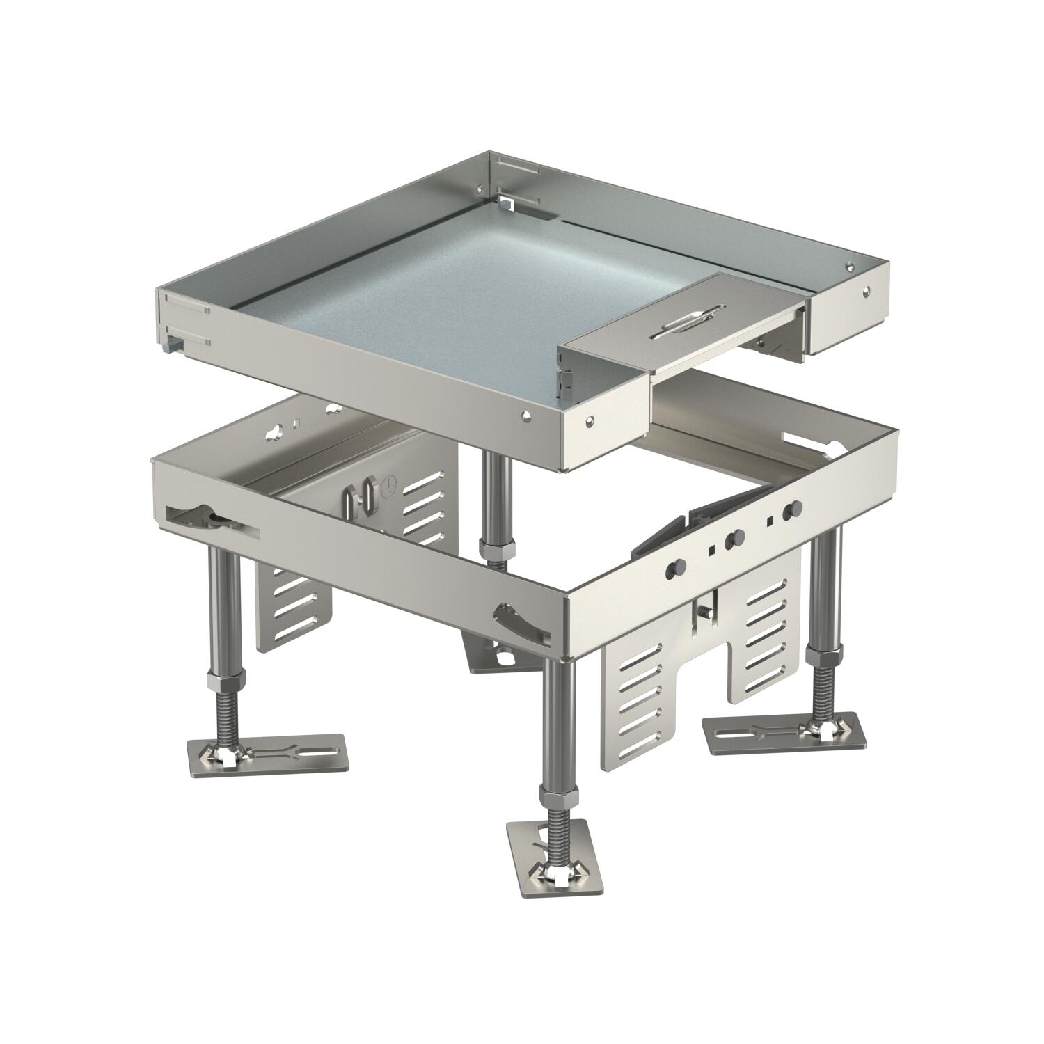 OBO Bettermann Vertr Kassette quadratisch 200x200mm RKSN2 4 VS 20