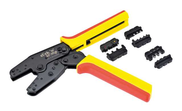 Cimco Werkzeuge Crimpzange Solar 3 Einsätze 106052