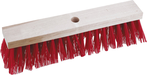 Cimco Werkzeuge Straßenbesen ohne Stiel Farbe rot, 400mm 143024