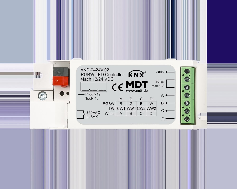 MDT technologies LED Controller 4-Kanal 3/6A, RGBW AKD-0424V.02
