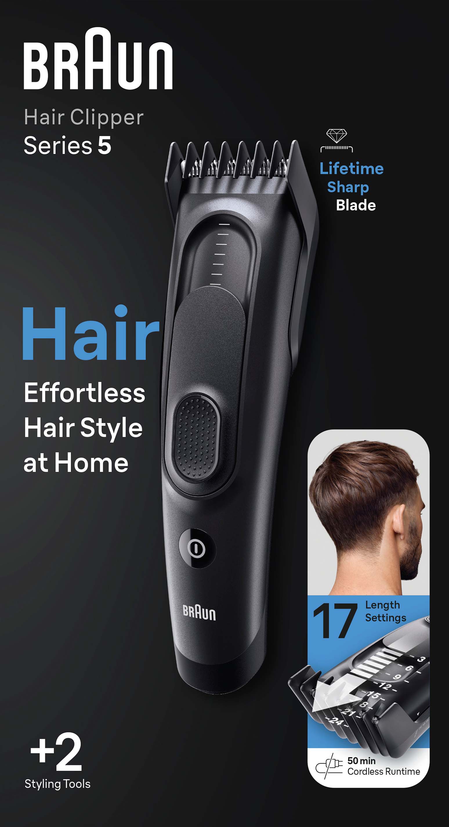 BRAUN Haarschneider HairClipper HC5330