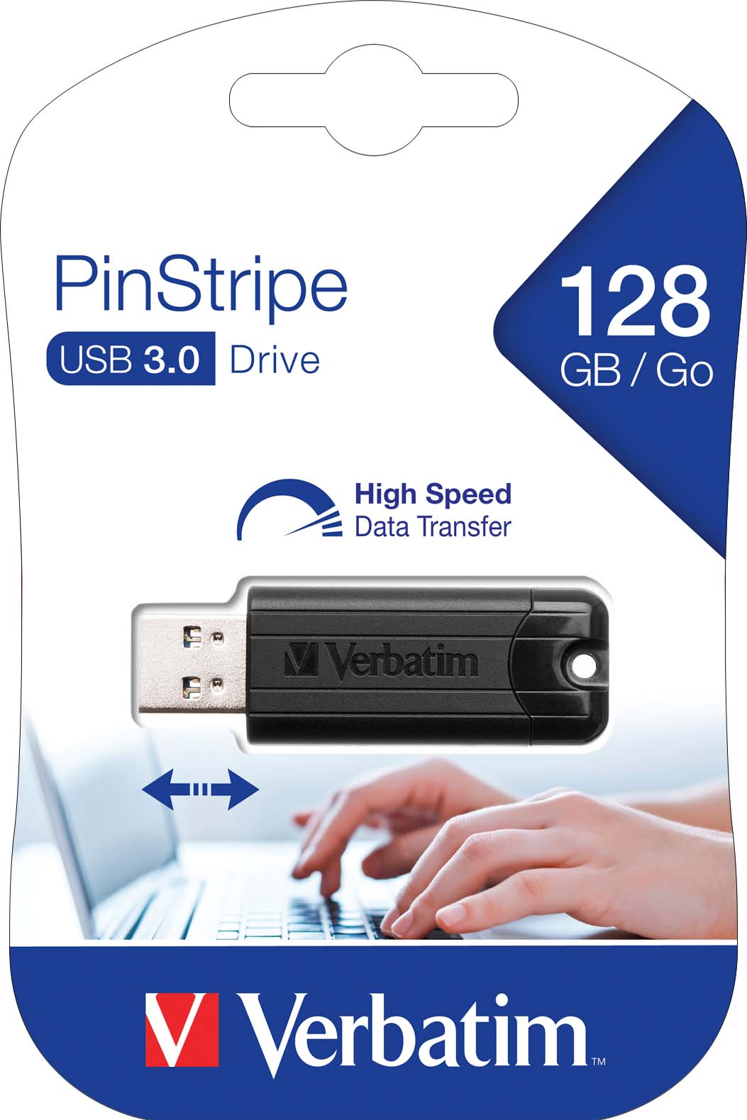 MediaCom-IT USB-Stick 128GB 3.0 Pin Stripe 49319