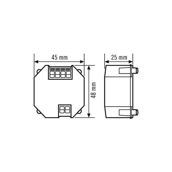 ESYLUX Schaltmodul UP für DALI-Bus ACTUATORFULLA.C3DALI