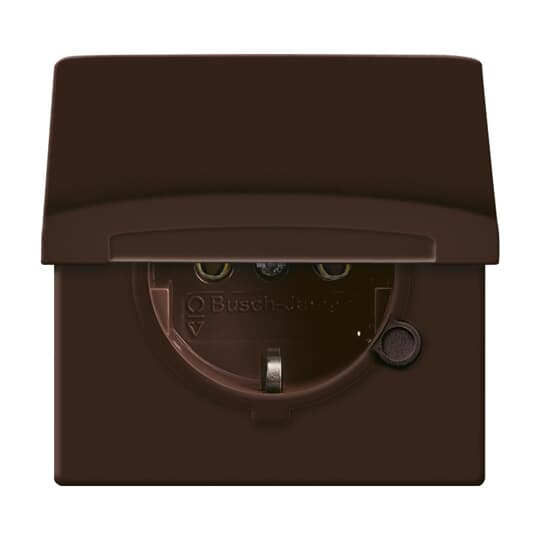 Busch-Jaeger Schuko-Steckdoseneinsatz IP44 braun 20 EUGK-31-101