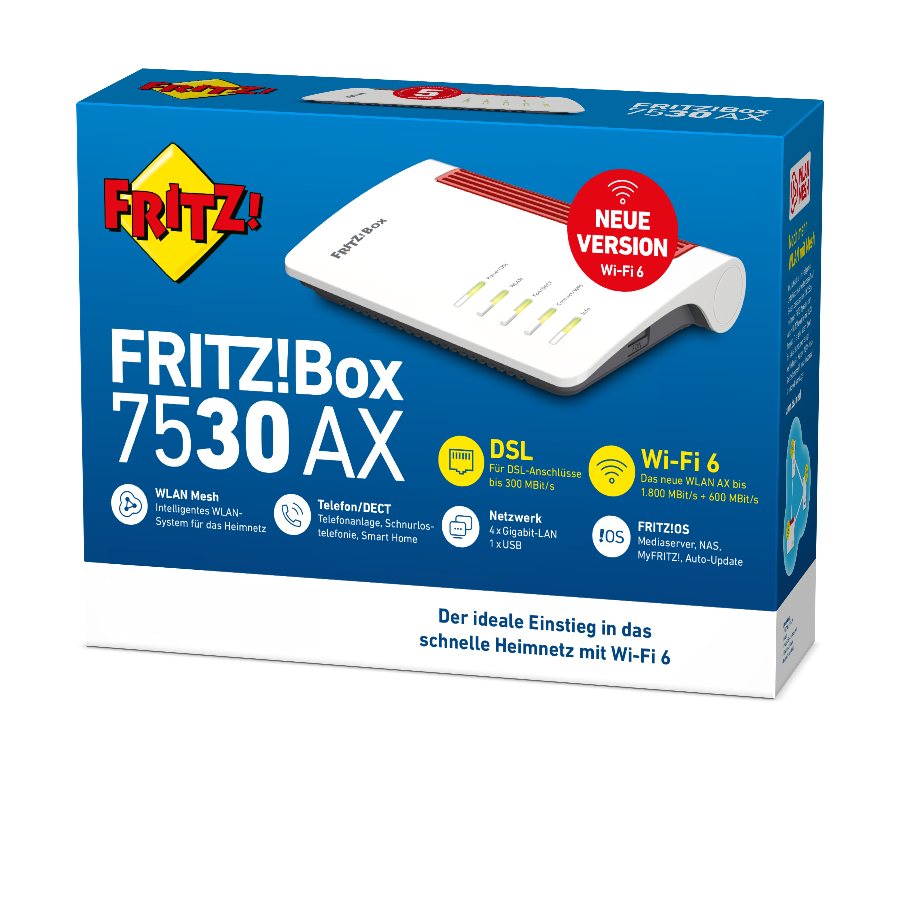 AVM Computersysteme WLAN Router AX FRITZ!Box7530AX