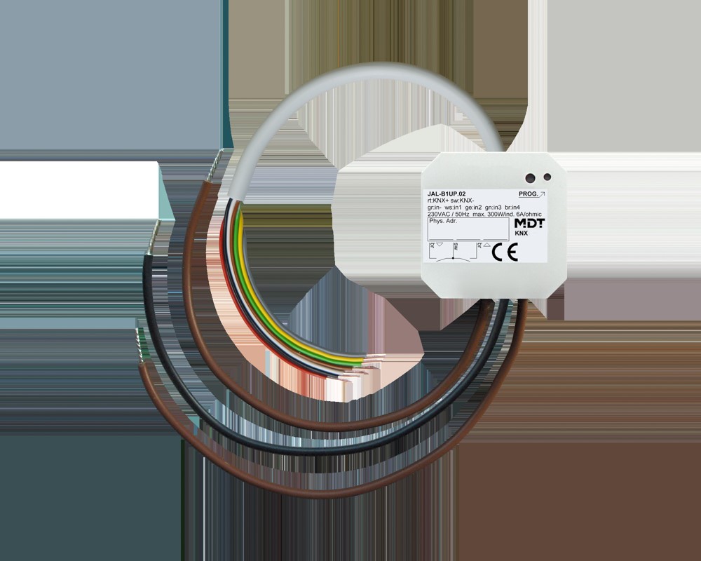 MDT technologies Jalousieaktor 1-fach 6A,230VAC,4Binäreing JAL-B1UP.02