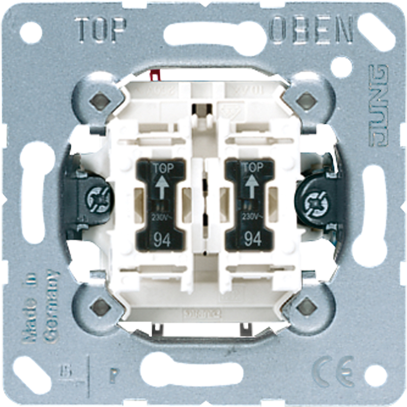 Jung Wippschalter Serie m.2 Glimmlp. 505 U 5