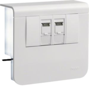 Tehalit GeräteträgerDatenanschluss 2xCat.6A/SL20x55 vw SL200559079016