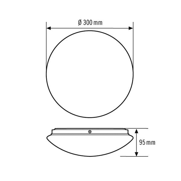 ESYLUX ESYLUX LED-Rundleuchte 4000K ON/OFF ELLENWCL #EO10850073