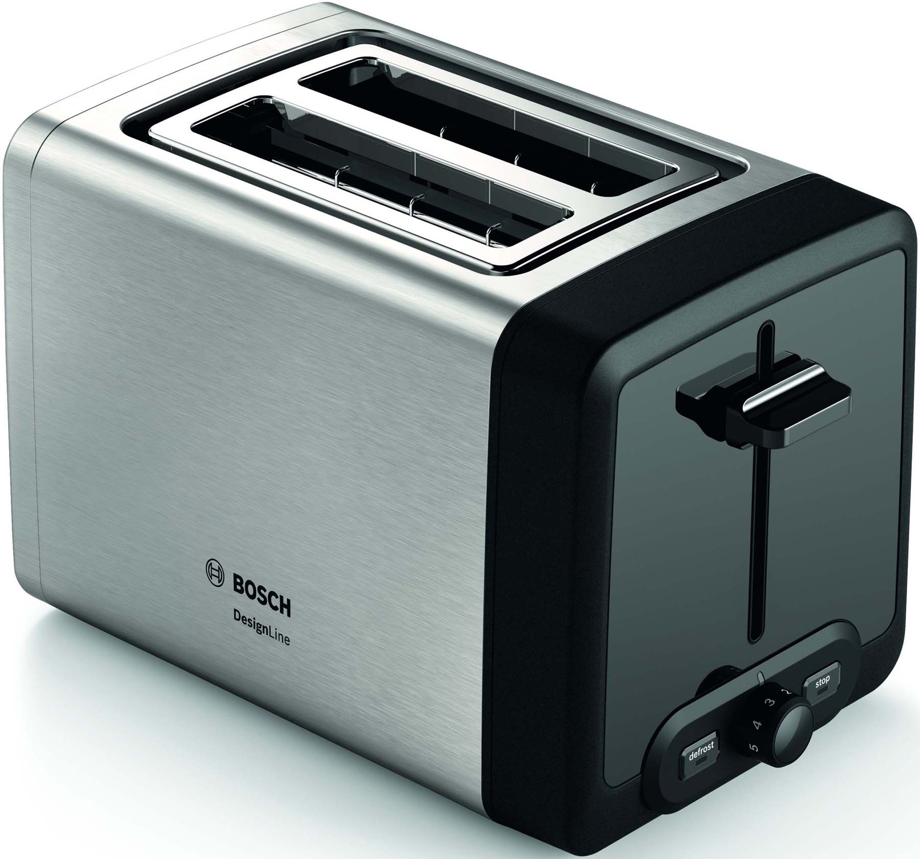 Bosch SDA Toaster Edelstahl/schwarz TAT4P420DE eds/sw