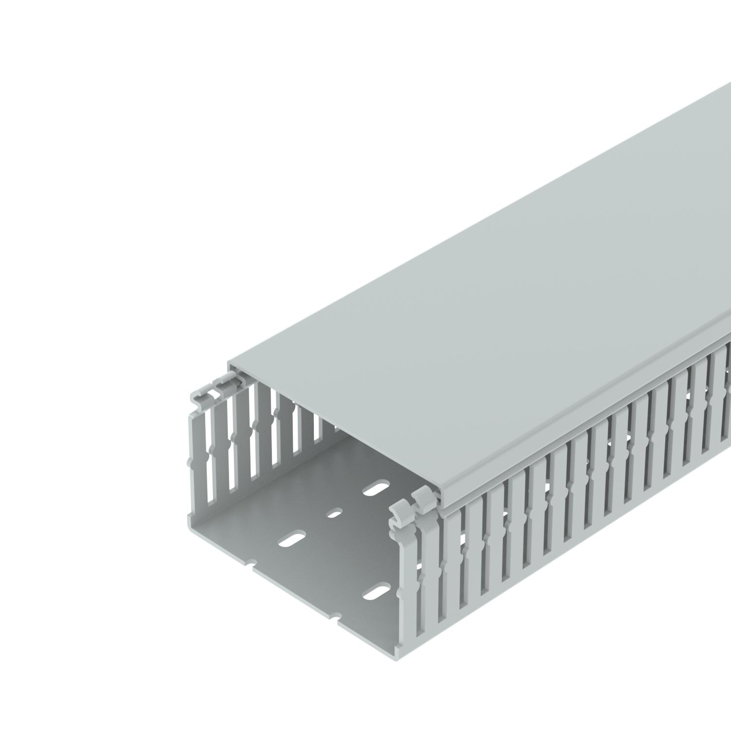 2 M OBO Bettermann Vertr Verdrahtungskanal hfr, 75x125x2000 lgr LKVH N 75125