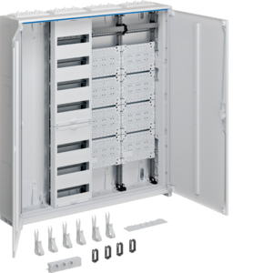 Hager MM-Komplettschrank univ.Z,1100x1050x205 ZB34NW