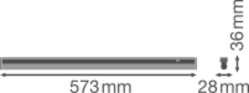 Ledvance LED-Lichtleiste m.Schalter 4000K LNCOMPSWITCH6008W 4K