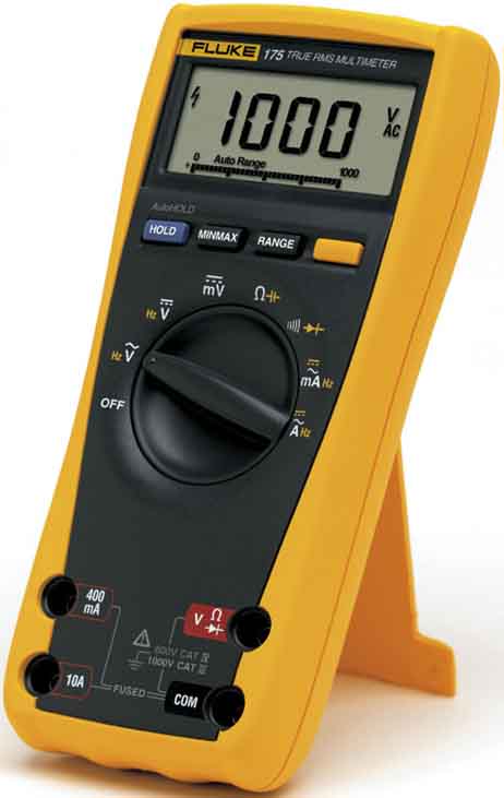 Fluke Echteffektiv-Multimeter m.Kapzität+Frequenz FLUKE-175 EGFID