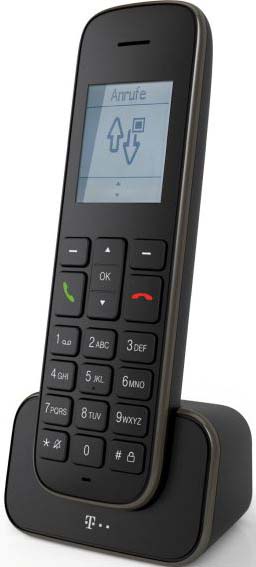 Telekom Deutschland Mobilteil-Pack monochrome Display Sinus 207 Pack sw