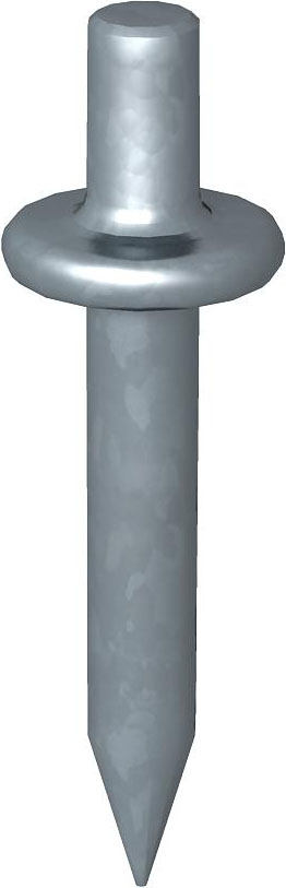 200 STK OBO Bettermann Vertr Einschlagdübel ohne Gewinde L18mm 903 RB 18