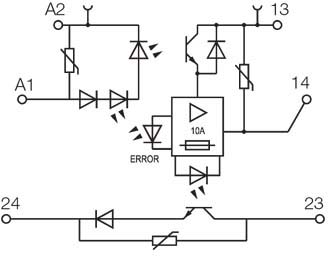 Weidmüller Solid-State-Relais 5-33VDC MOS24VDC/533VDC10A