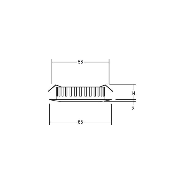 Brumberg Leuchten LED-Möbeleinbauleuchte 3000K D56mm 60°ni-mt 12109153