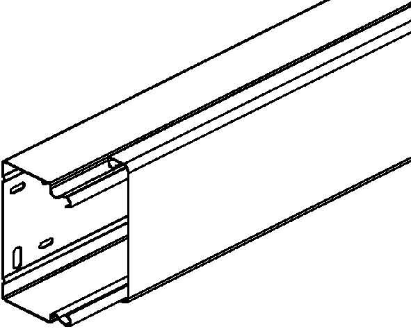 2 M Niedax LFK-Kanal Unterteil + Deckel LLK 60.100 W