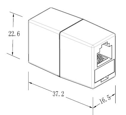 EFB-Elektronik Modular-Kupplung 1:1 geschaltet 37503.1