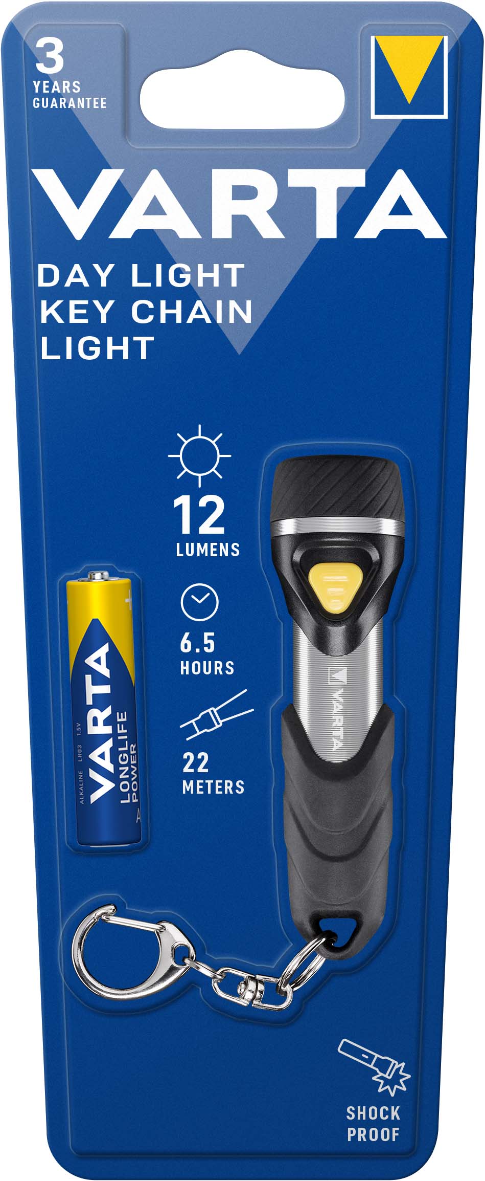 Varta Cons.Varta Schlüsselleuchte Day Light Key Chain 16605