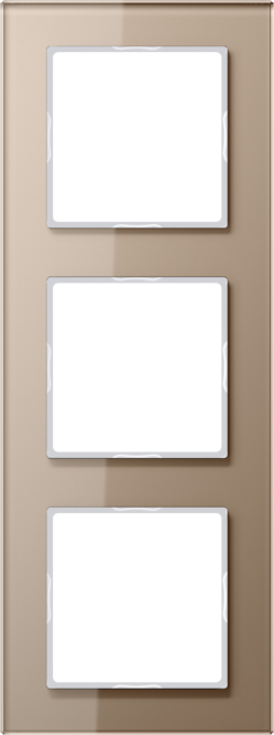 Jung Glasrahmen 3fach champ waage-/senkrecht AC 583 GL CH