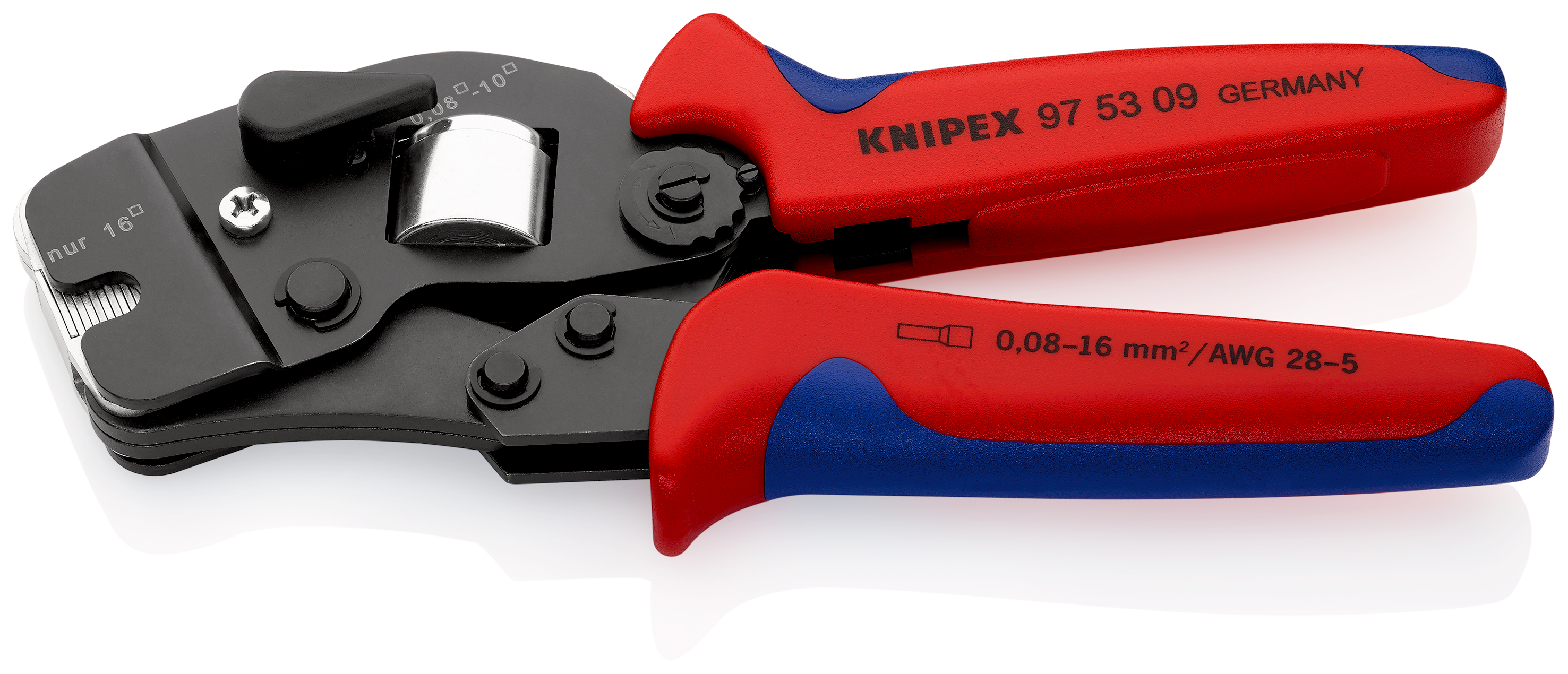 Knipex-Werk Crimpzange f.Aderendh. 190mm 97 53 09 SB