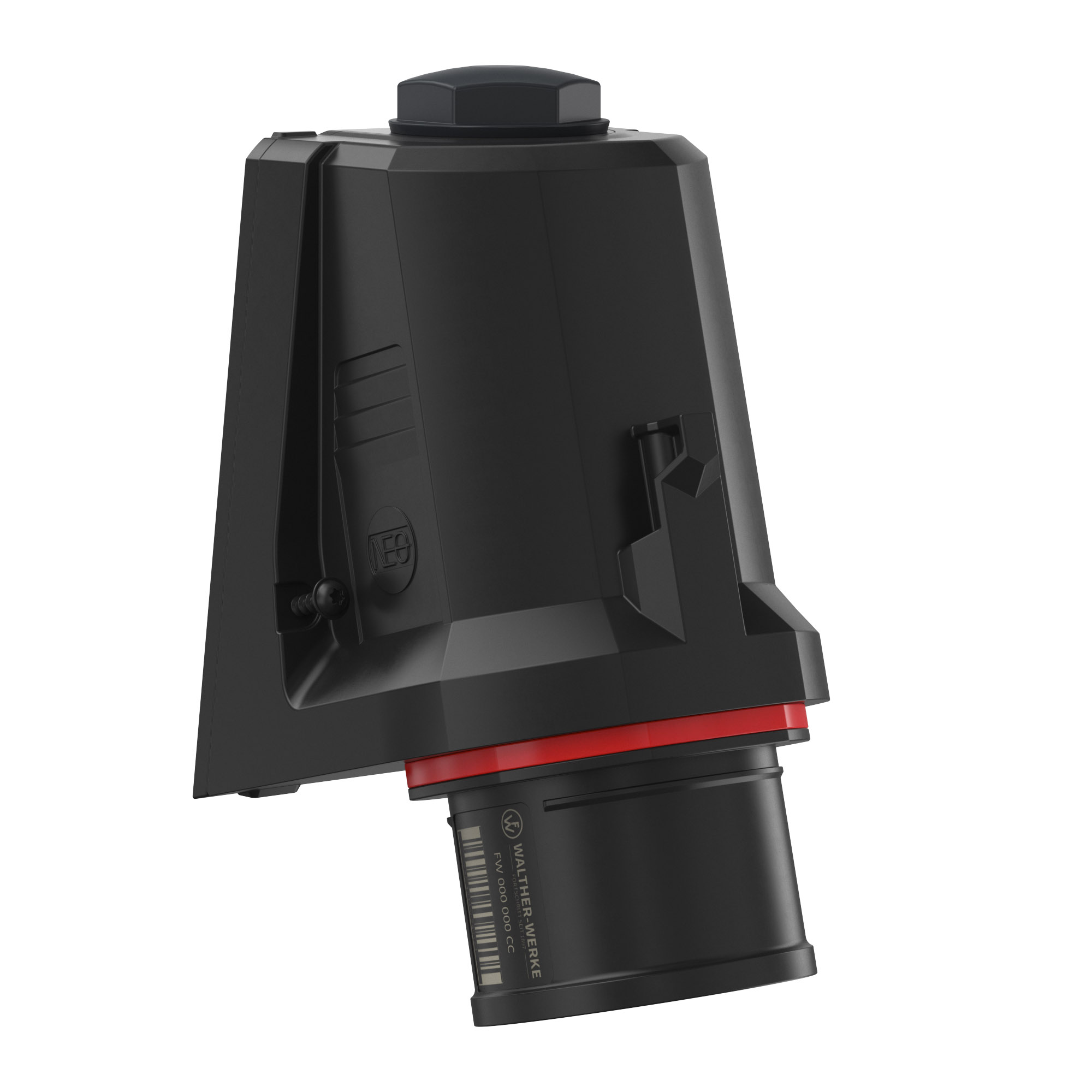 Walther Werke CEE NEO Wandgerätestecker schräg 16A5P6h IP54 FW710506SK