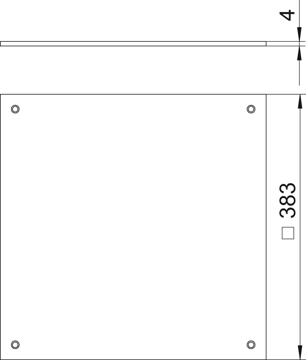 OBO Bettermann Vertr Blinddeckel für UZD350-2/3 DU 350-2
