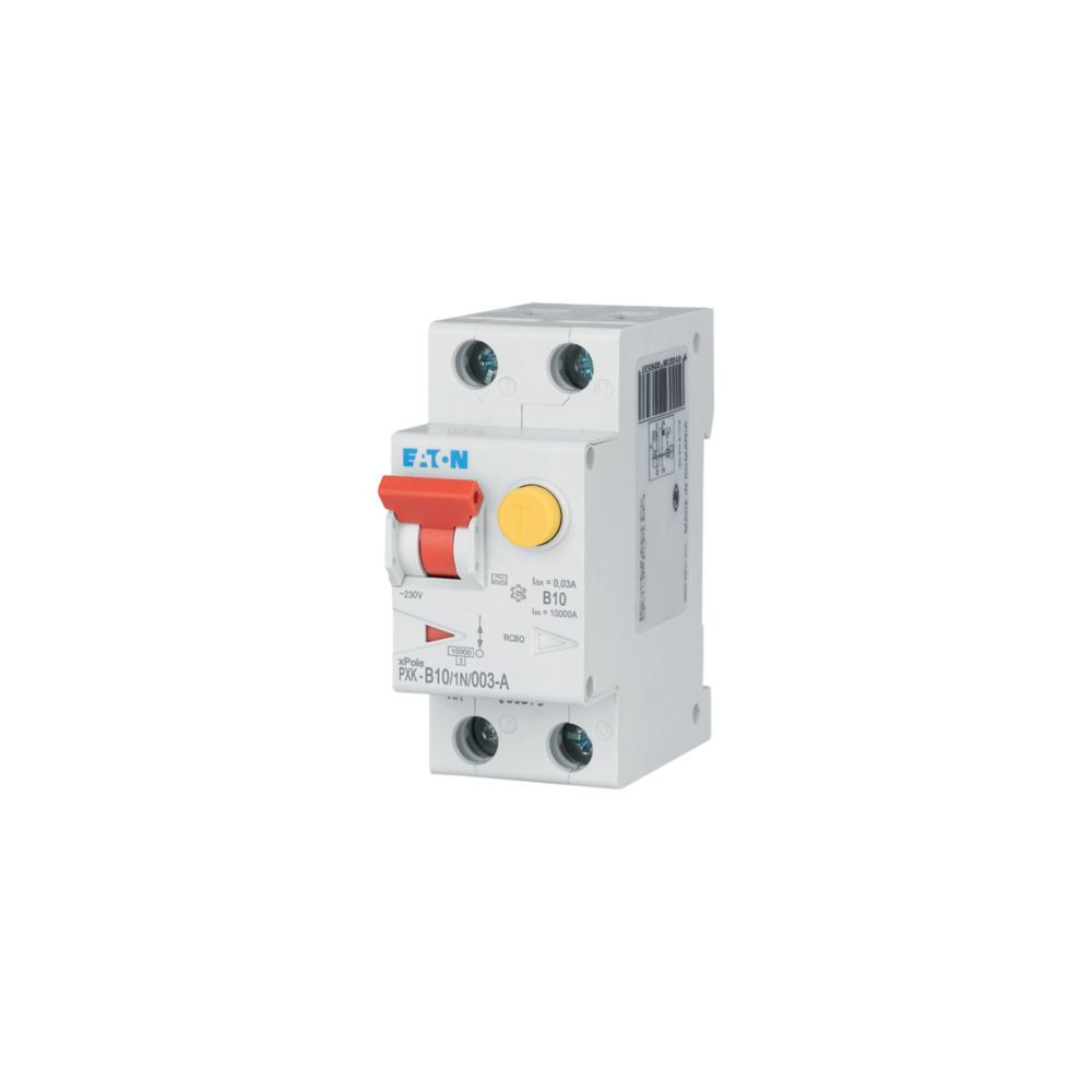 Eaton (Installation) FI/LS-Kombischalter B 10A 1p+N, 30mA PXK-B10/1N/003-A