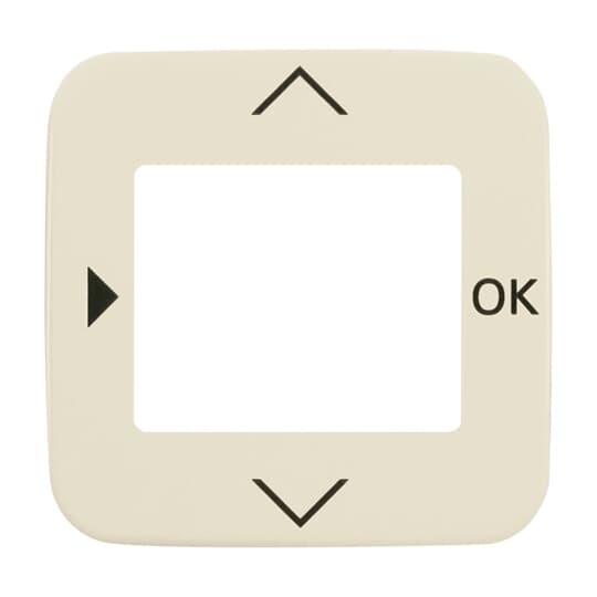 Busch-Jaeger Zentralscheibe ws f.Timer-Bedienelem. 6435-212