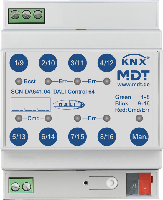 MDT technologies DALI Control 64 Gateway 4TE, REG SCN-DA641.04
