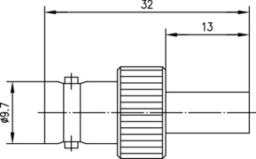 Telegärtner BNC Kabelbuchse 75 Ohm RG62A/U 100023558