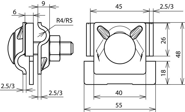 DEHN Falzklemme St/tZn 0,7-10mm FKMV810KBF0710STTZN