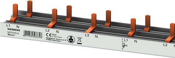 Siemens Dig.Industr. Stiftsammelschiene 10qmm, 1000mm 5ST3775-0