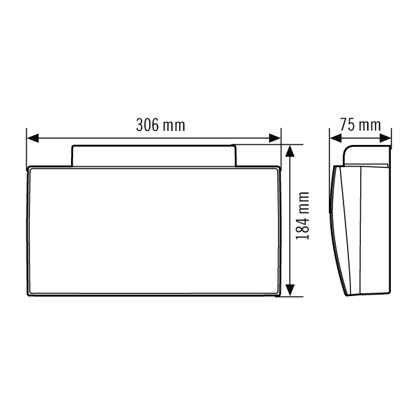 ESYLUX Notleuchte 30m EKW 4W SLE/SLFEL#EN10061820
