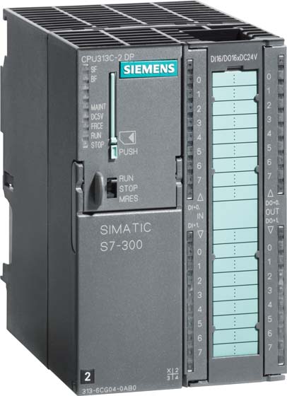 Siemens Dig.Industr. CPU 313C-2 DP 16DE/16DA 128K/bits 6ES7313-6CG04-0AB0