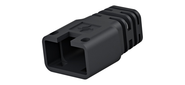Telegärtner Knickschutztülle f.RJ45-Steck.ges, sw 100001166