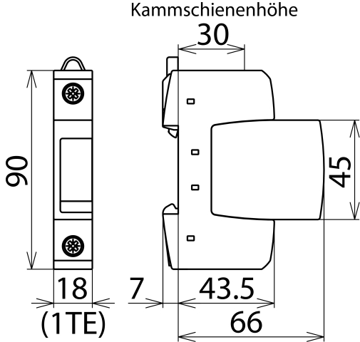 DEHN ÜS-Ableiter DEHNguard 275V,IP20,Typ2 DG S 275