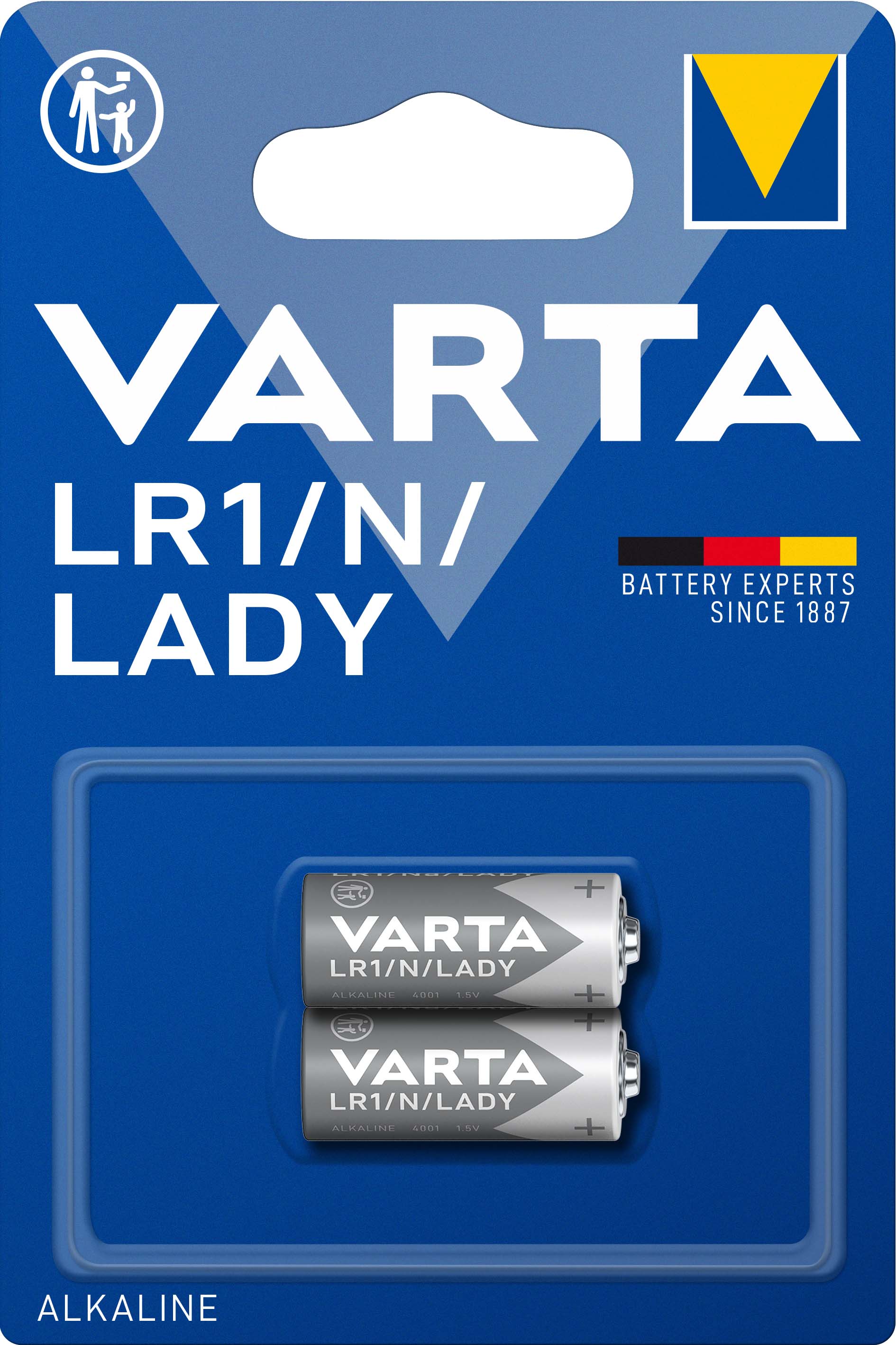 Varta Cons.Varta Batterie Electronics LR1/N/Lady/Al-Mn 4001 Bli.2