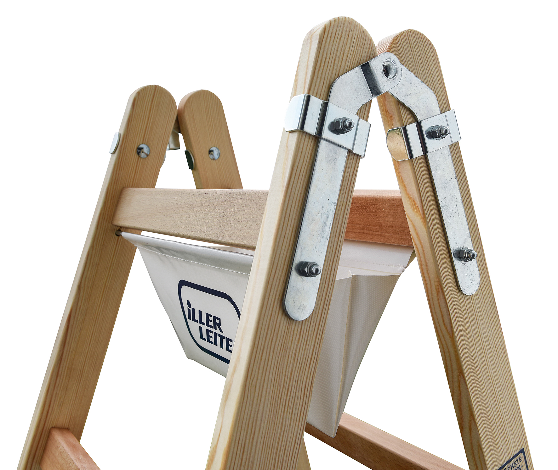 Geis&Knoblauch Breitsprossenstehleiter Professional 2x4 Sp. 1104-7