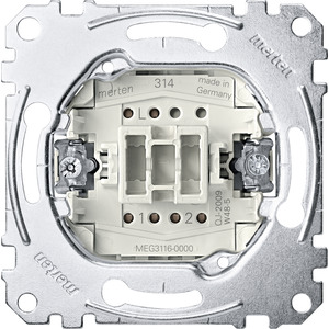 Merten Aus/Wechselschalter-Eins. 1-pol.10AX 250V AC MEG3116-0000