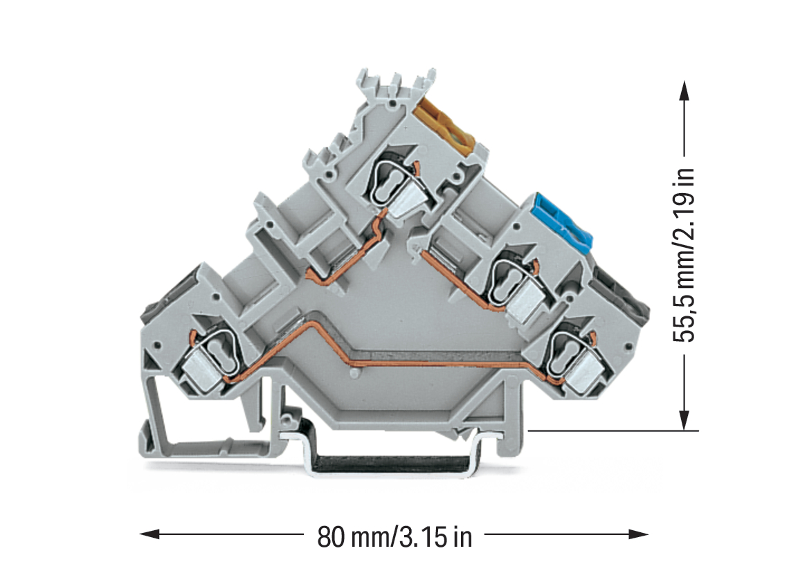 WAGO GmbH & Co. KG Initiatorenklemme 0,08-2,5mmq 280-560