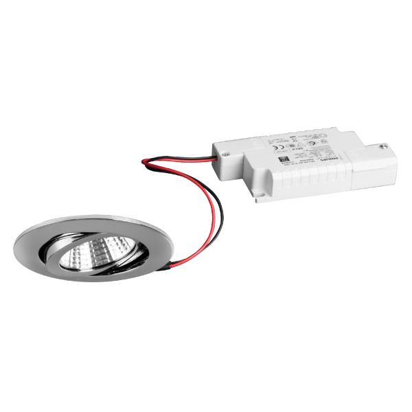 Brumberg Leuchten LED-Einbaustrahler 3000K chrom dimm. 39363023