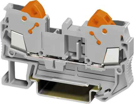 Phoenix Contact Durchgangsklemme, grau H=6,2mm 0,25-1,5qmm QTC 2,5